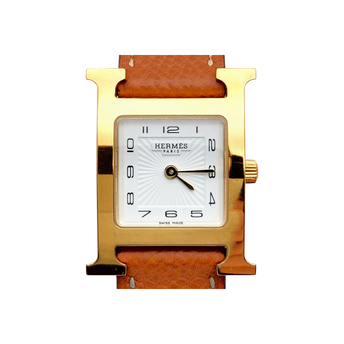 ITRBR8CMST5G Hermes H Hour Gold Watch (HH1.201) L781586
