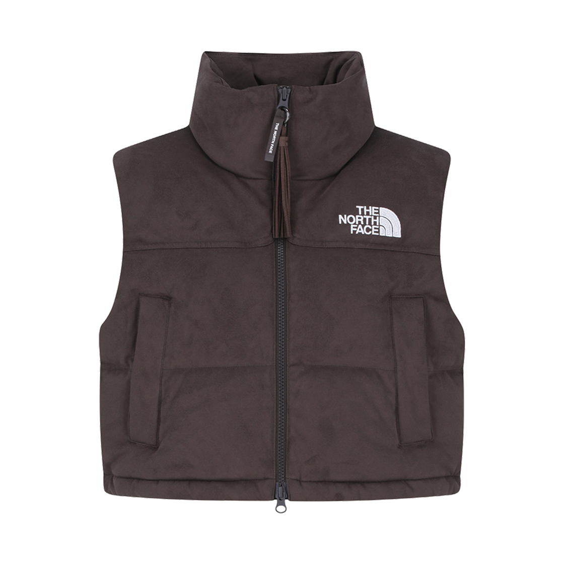 NV1DR82J (W) The North Face Suede Nuptse Vest RDS Brown - 25FW