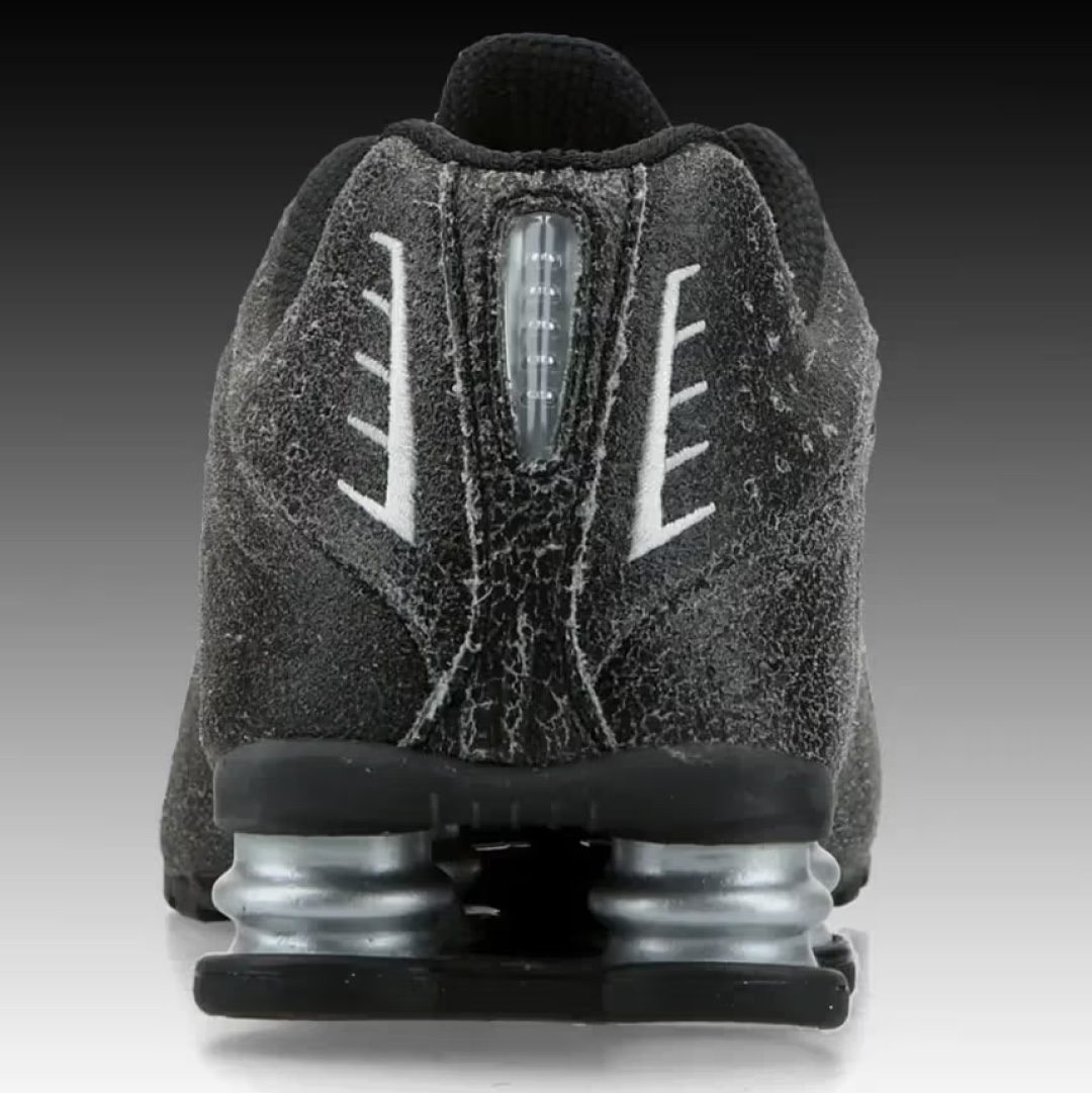 (W) Nike Shox R4 Black 착용 스타일 - 4