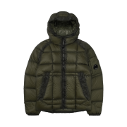 C.P. Company D.D. Shell Hooded Down Jacket Ivy Green - 25FW