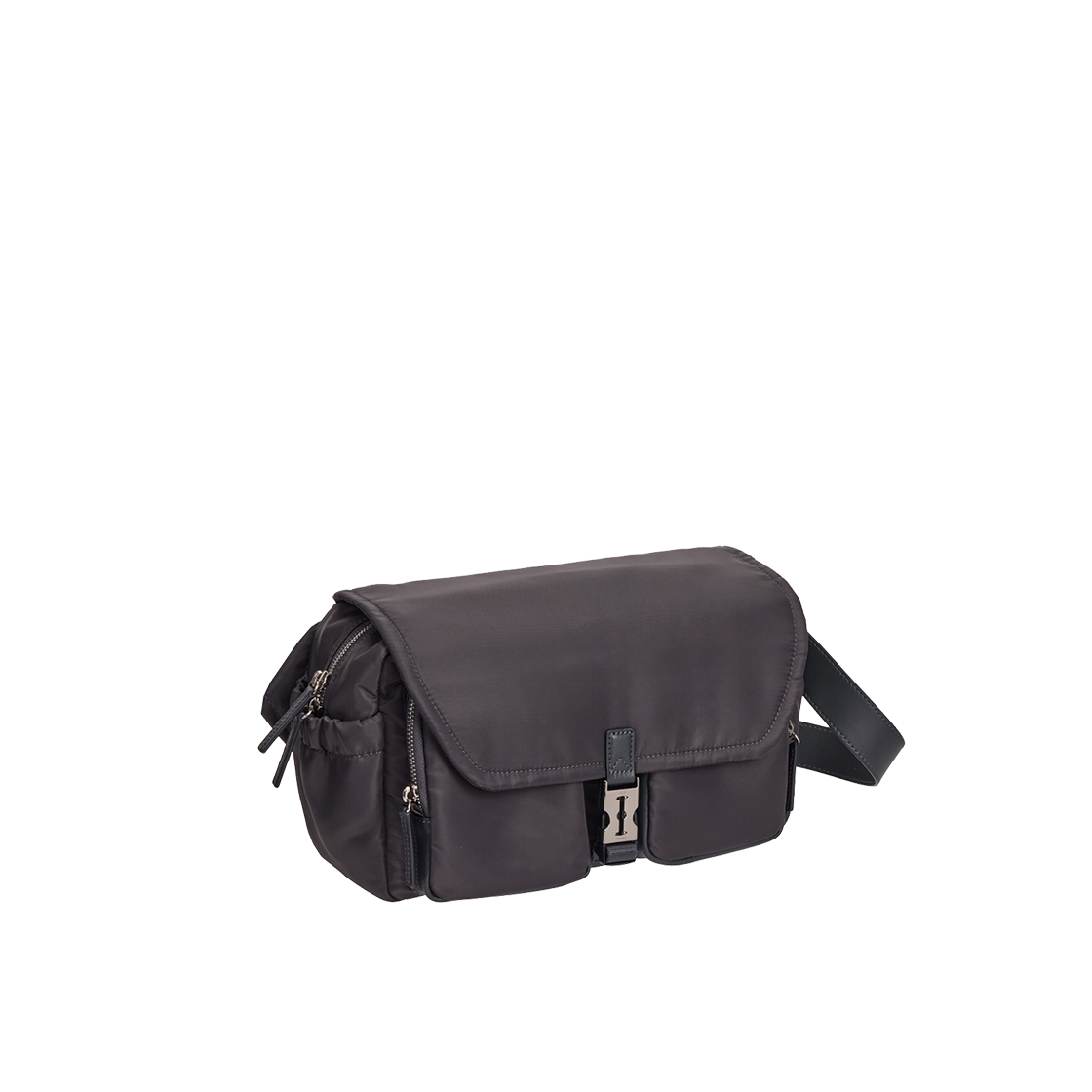 [10% 쿠폰] 분크 헤이 더블 포켓 크로스 스몰 딥그레이