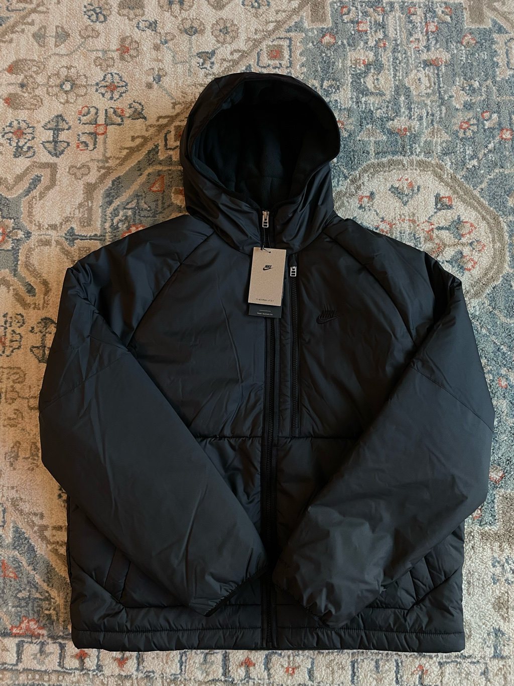 Nike NSW Repel Legacy Hooded Jacket Black - Asia 착용 스타일 - 1