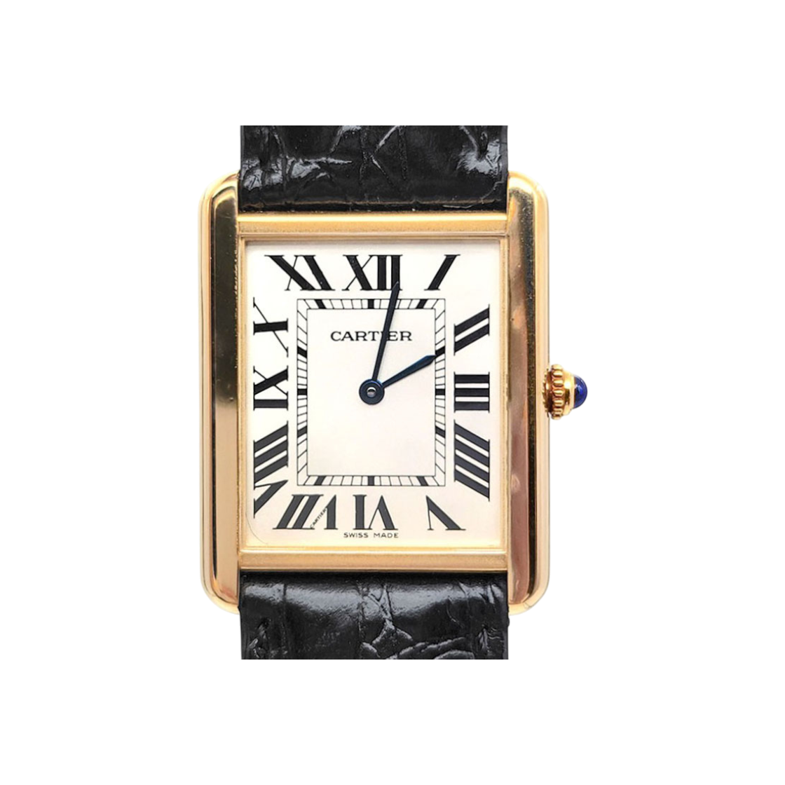ITP8WJQ4M7NP Cartier Tank Solo Gold Watch (W5200004) L410612