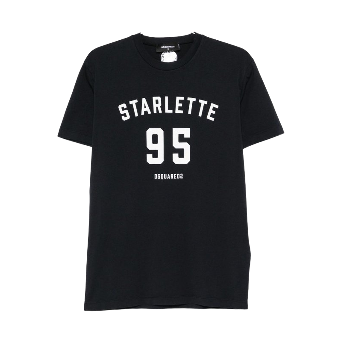 디스퀘어드2 프린트 크루넥 티셔츠 블랙(Dsquared2 Crew Neck T-Shirt with Print Black)