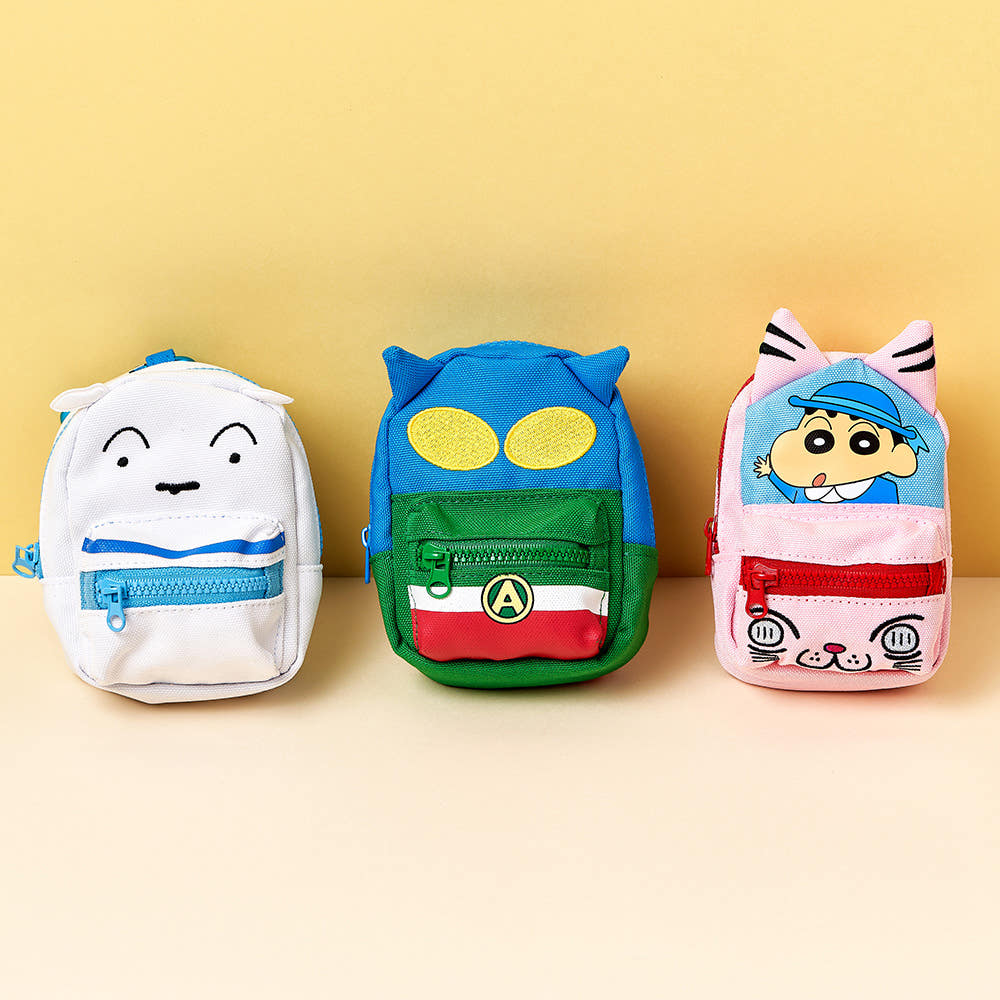 대원미디어 짱구는못말려 미니 파우치 가방 키링 액션가면(Daewonmedia Crayon Shin Chan Mini Pouch Bag Keyring Action Mask) - 4