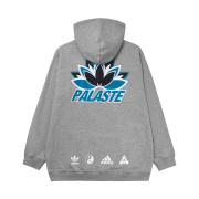 Palace x Adidas Palaste Hood Grey Heather - 21FW