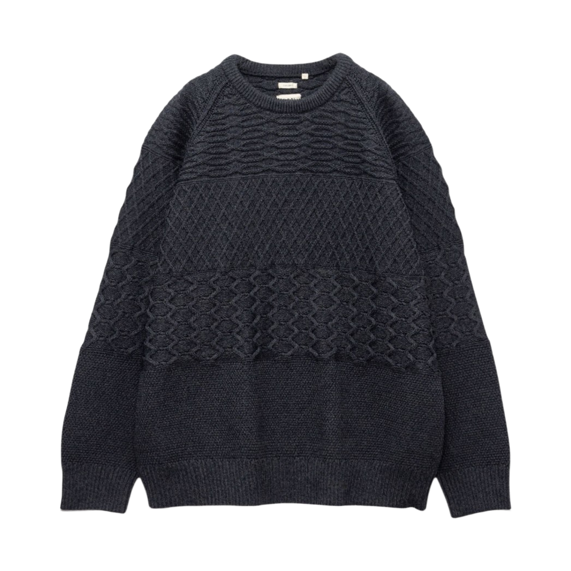 S25FJ014 Nanamica Crew Neck Sweater Dark Navy