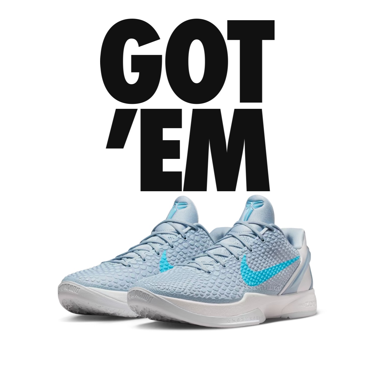 Nike Kobe 6 Protro Light Armory Blue White 착용 스타일