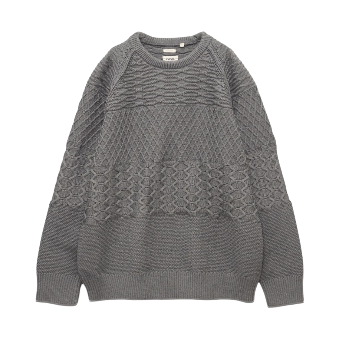 S25FJ014 Nanamica Crew Neck Sweater Heather Gray