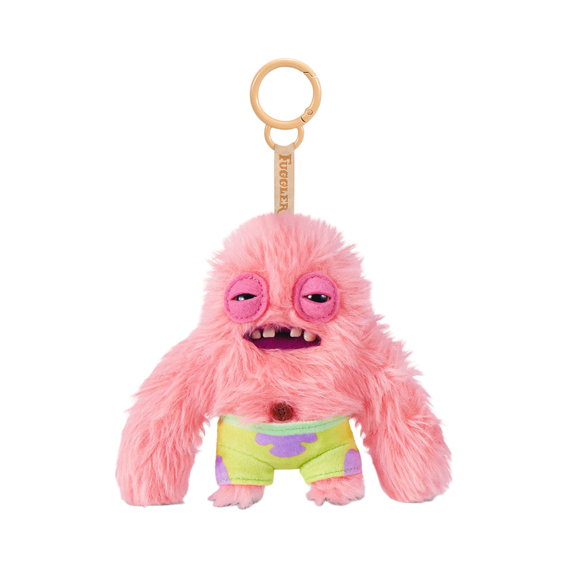 퍼글러 x 스폰지밥 뚱이 키링 핑크(Fuggler x SpongeBob Patrick Star Keyring Pink)