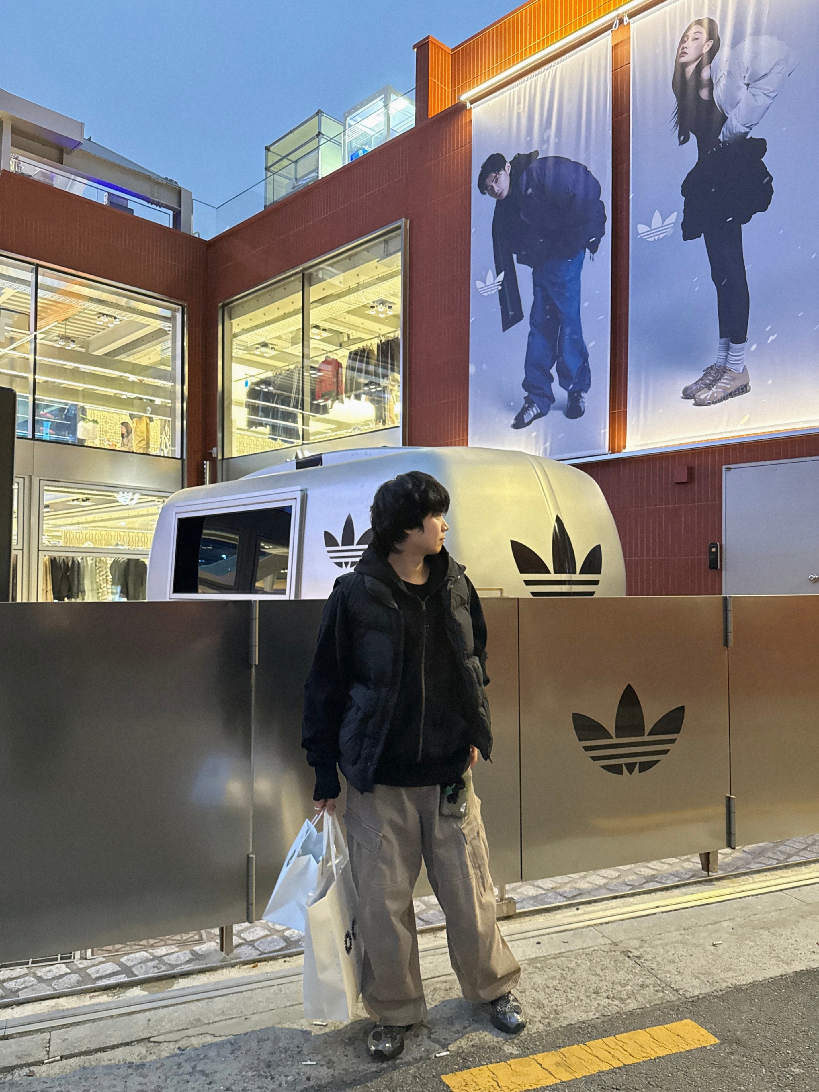 Undermycar Otter Oversized Damage-Washed Hood Zip-Up Sepia - 22FW, Hatchingroom Mil Pants Washed Olive 착용 스타일 - 2