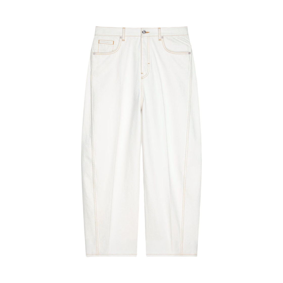 BM51MN516J-100 Givenchy Couture Seam Jeans White