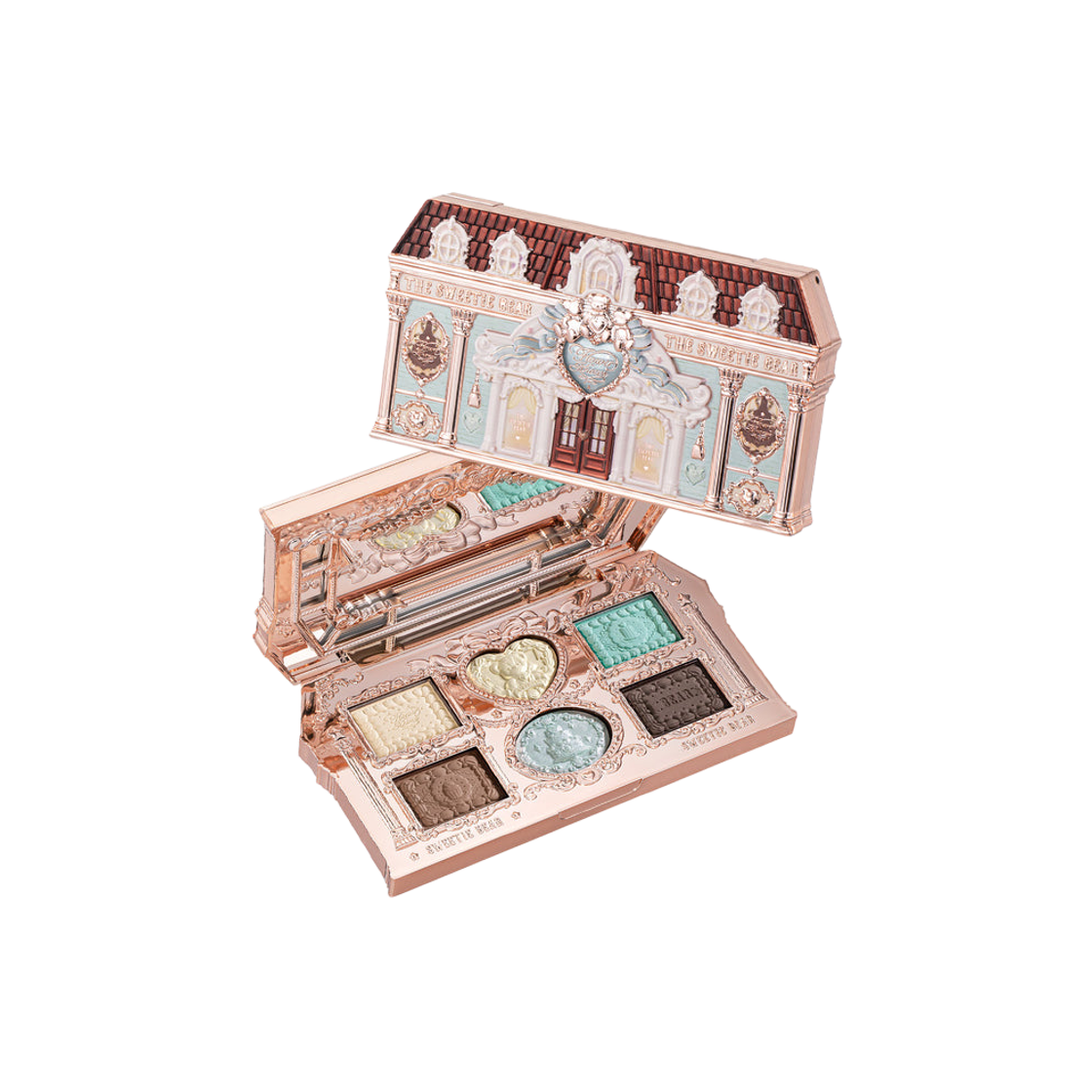 플라워노즈 스위티 베어 컬렉션 메이크업 멀티 팔레트 03 민트 초콜렛(Flower Knows Sweetie Bear Collection Makeup Multi Palette 03 Mint Chocolate)