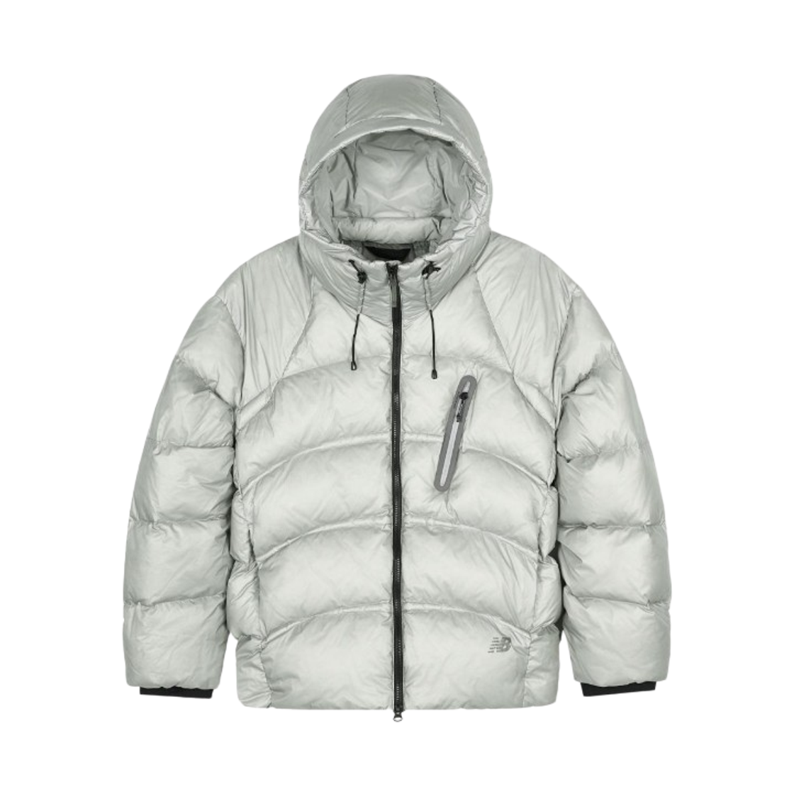 NBNPG11083-16 New Balance Flying 77 Superlight Hooded Heavy Goose Down Light Grey