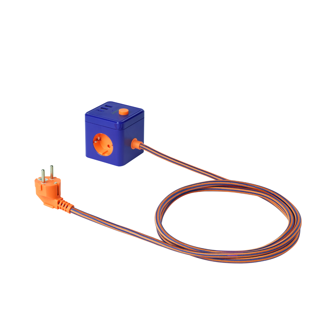 MTP001NAV Say Touche Cube Multi Plug 02 Navy