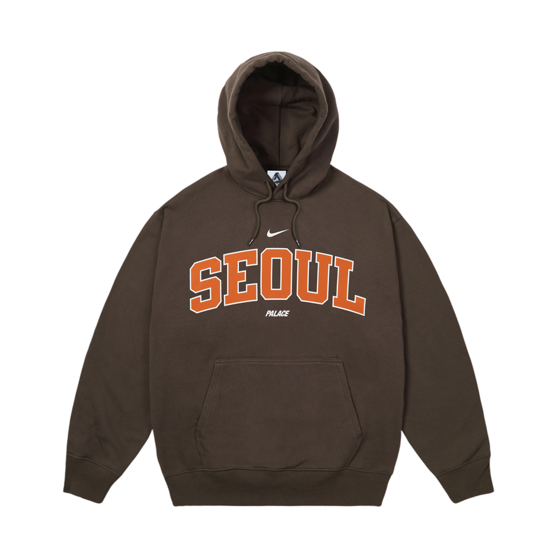 - Palace x Nike Shop Hood Hongdae Brown - 25FW