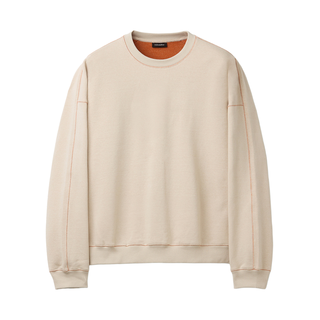 CWTAW25622ORX Customellow Two-Tone Sweatshirt Orange