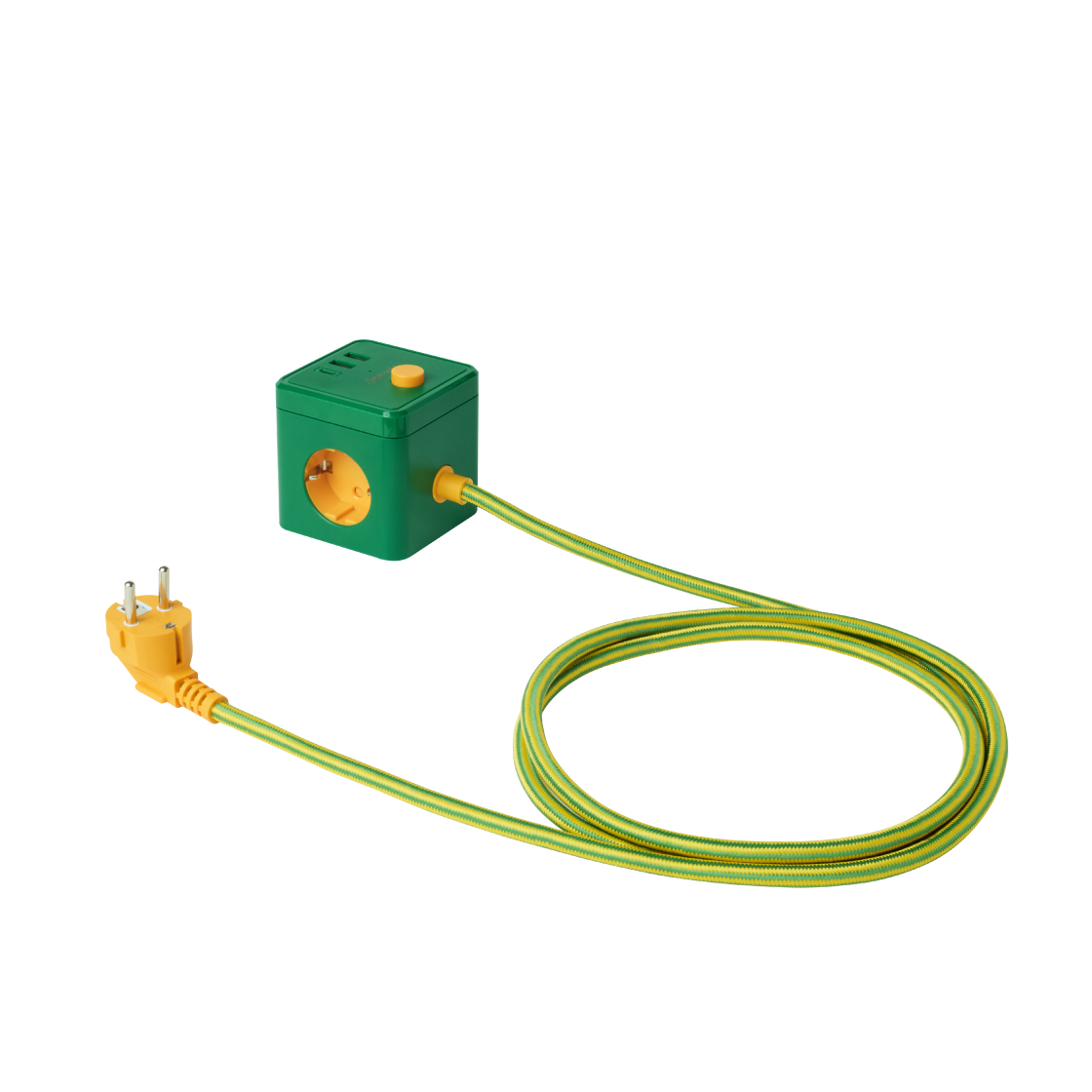 MTP001GRN Say Touche Cube Multi Plug 01 Green