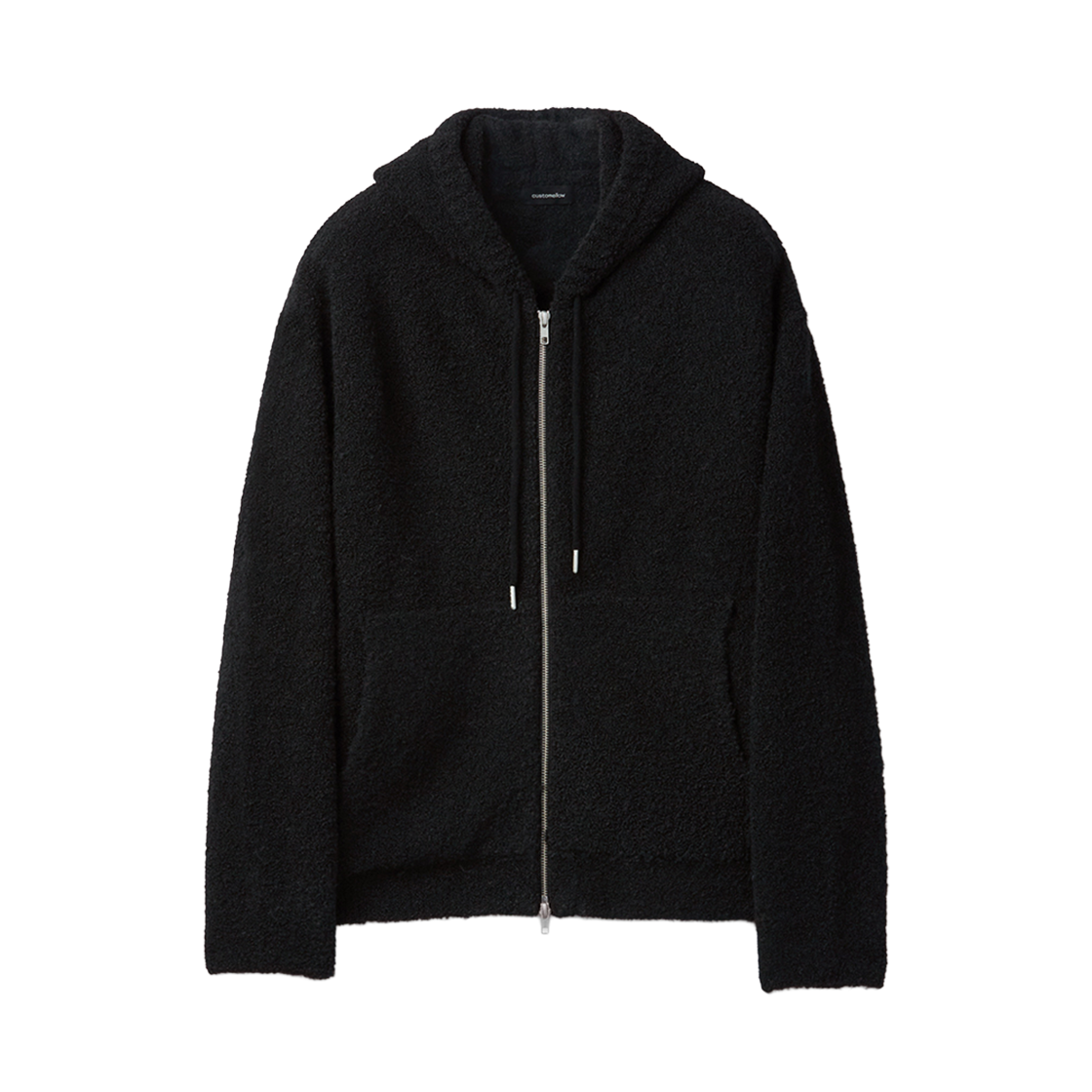 CWWAW25714BKX Customellow Cloud Hood Zip Cardigan Black