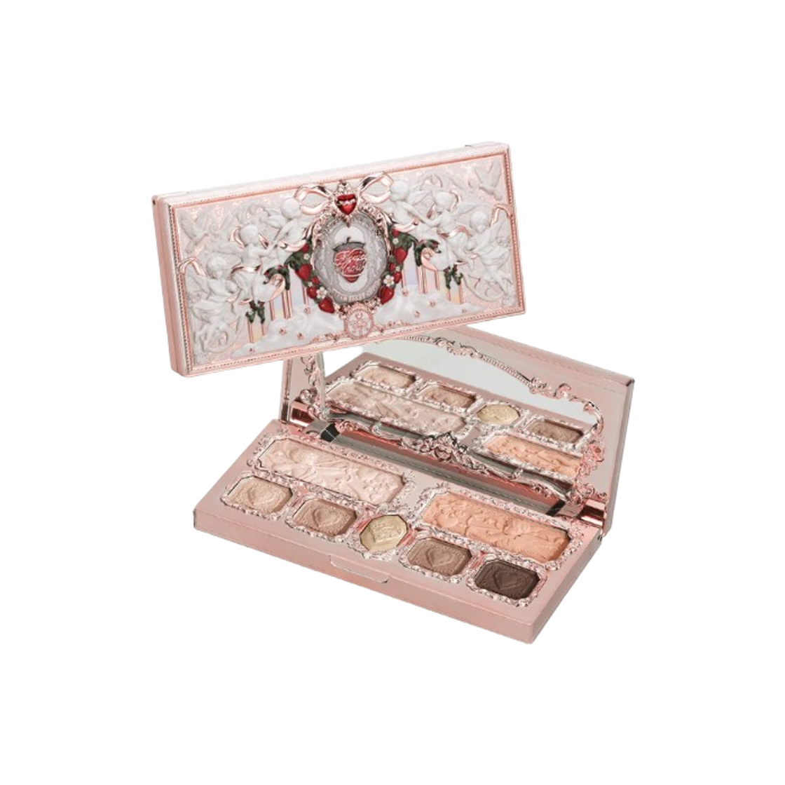플라워노즈 스트로베리 큐피드 컬렉션 메이크업 팔레트 01 허니 컬리(Flower Knows Strawberry Cupid Collection Makeup Palette 01 Honey Canele)