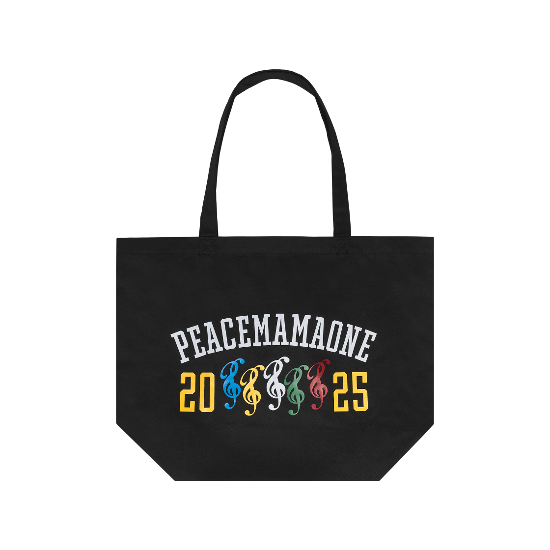 피스마이너스원 x 2025 마마 어워즈 피스마마원 에코백 블랙(Peaceminusone x 2025 MAMA Awards Peacemamaone Eco Bag Black)
