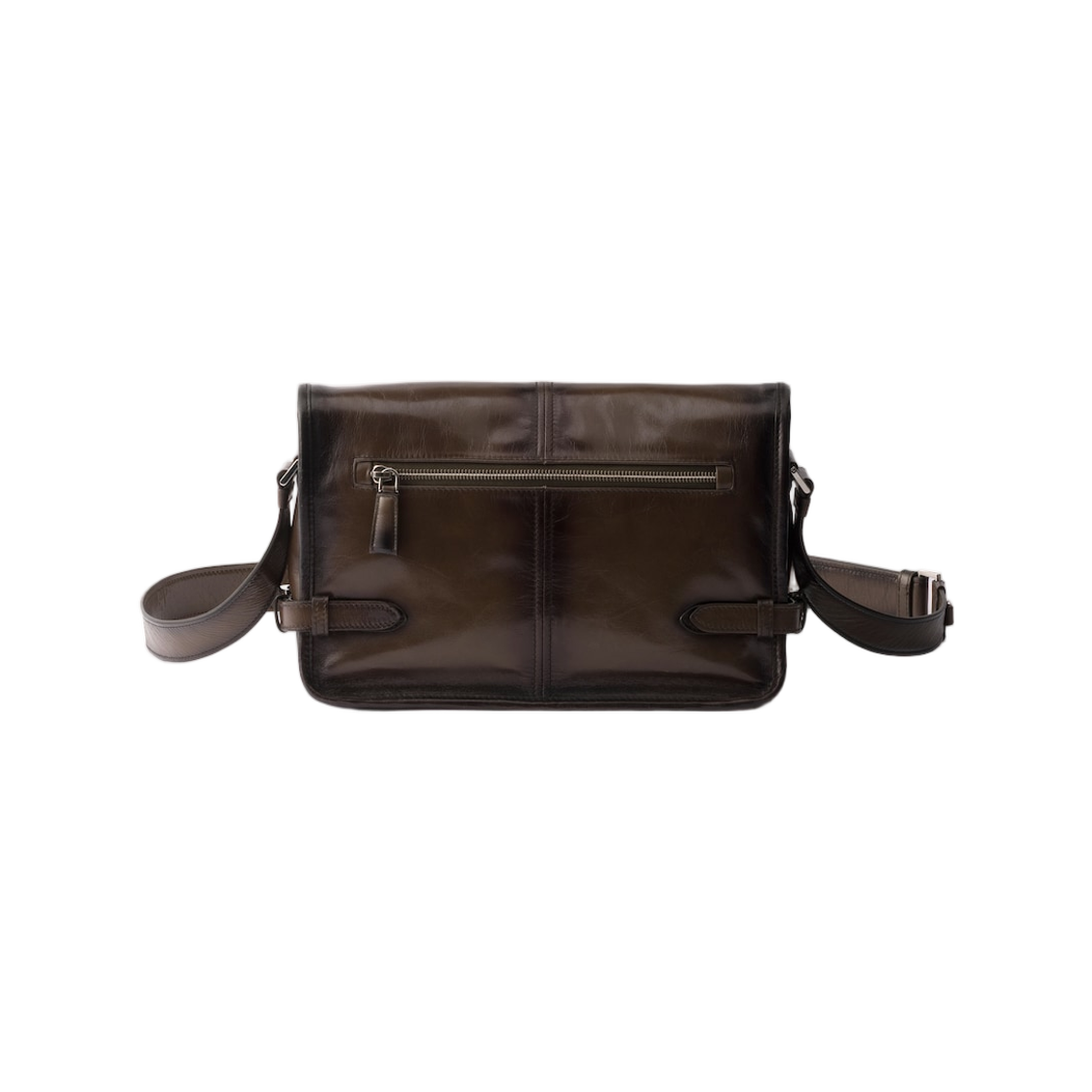프라다 앤틱 레더 숄더백 밀리터리(Prada Antiqued Leather Shoulder Bag Military) - 2