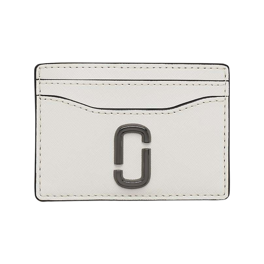 2F3SMP064S07-005 Marc Jacobs The Utility Snapshot Card Case Black White