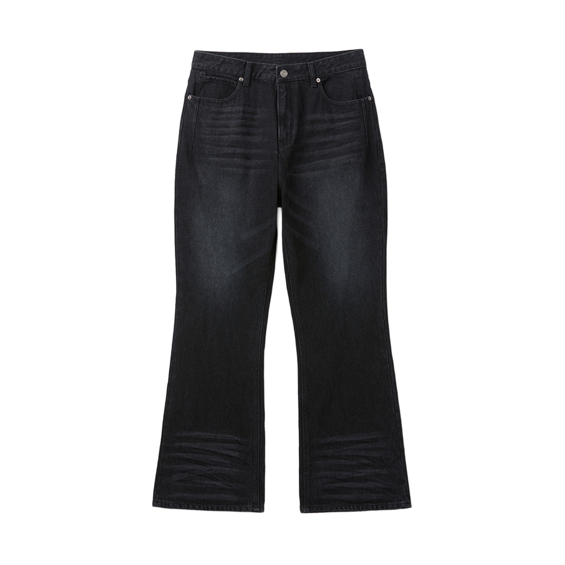 커스텀멜로우 플레어 진 블랙(Customellow Flare Jeans Black)
