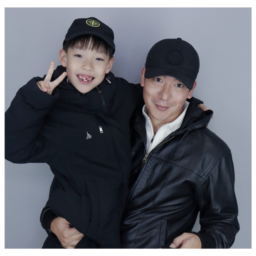 Stone Island 99576 Nylon Metal 6-Panel Cap Black 착용 스타일