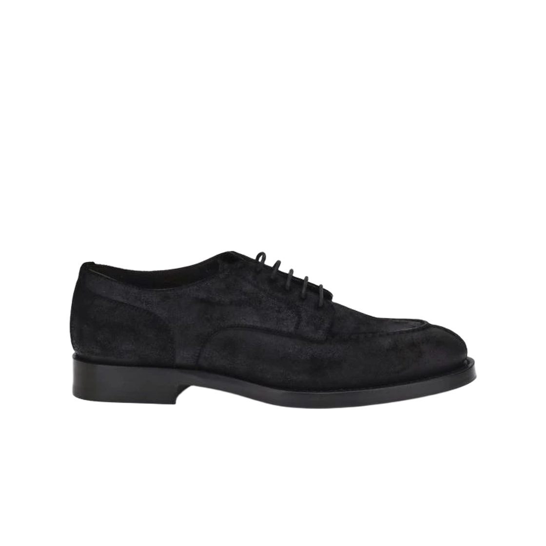 브루넬로 쿠치넬리 오일드 스웨이드 더비 블랙(Brunello Cucinelli Oiled Suede Derbys Black) - 1