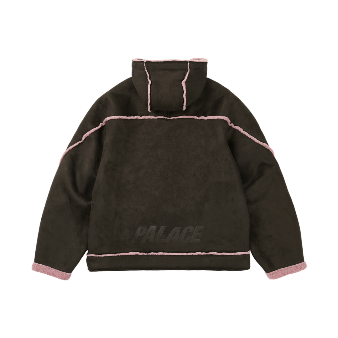팔라스 쉐르파 포우 스웨이드 후드 자켓 폭스 - 25FW(Palace Sherpa Faux Suede Hooded Jacket Fox - 25FW) - 3