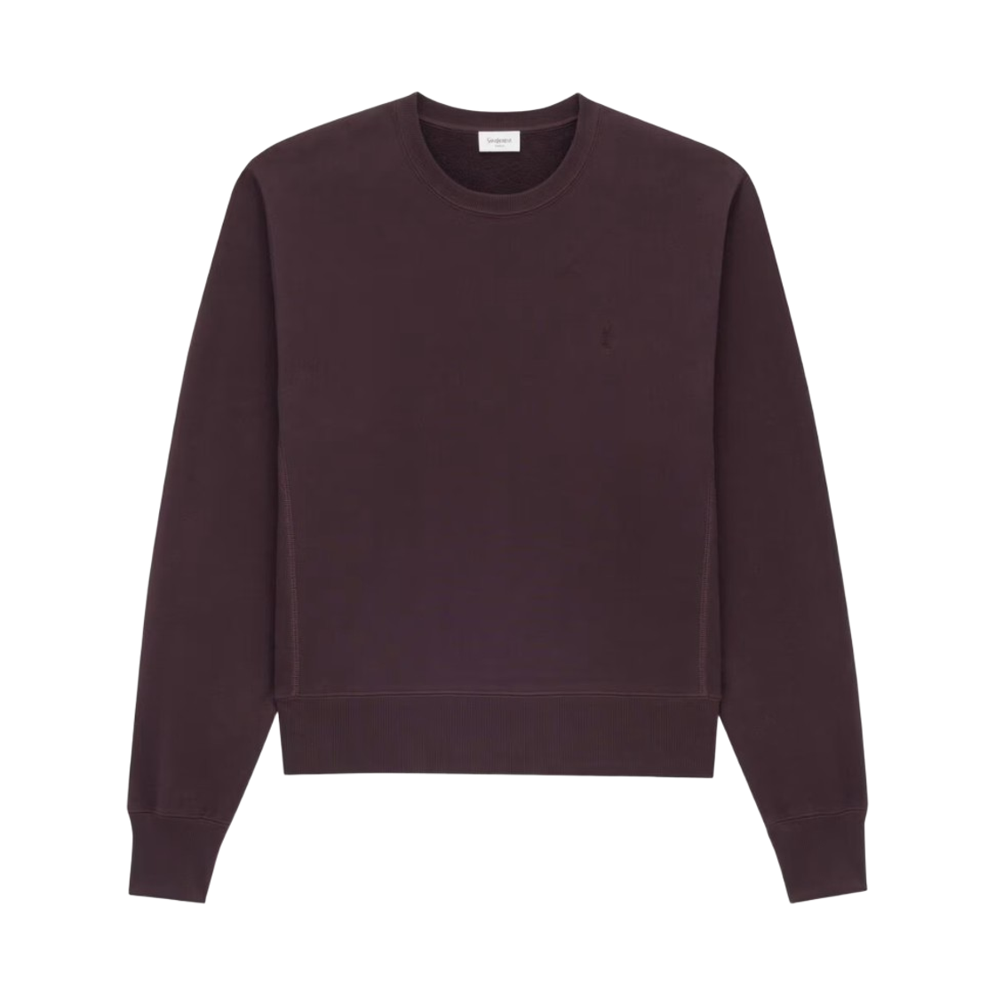 820127-Y36SW-5053 Saint Laurent Cassandre Sweatshirt Prune
