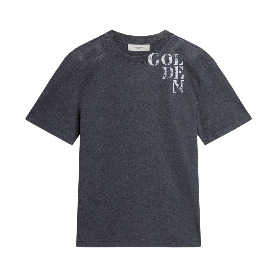 골든구스 프린트 티셔츠 블루 화이트(Golden Goose Print T-Shirt Blue White)