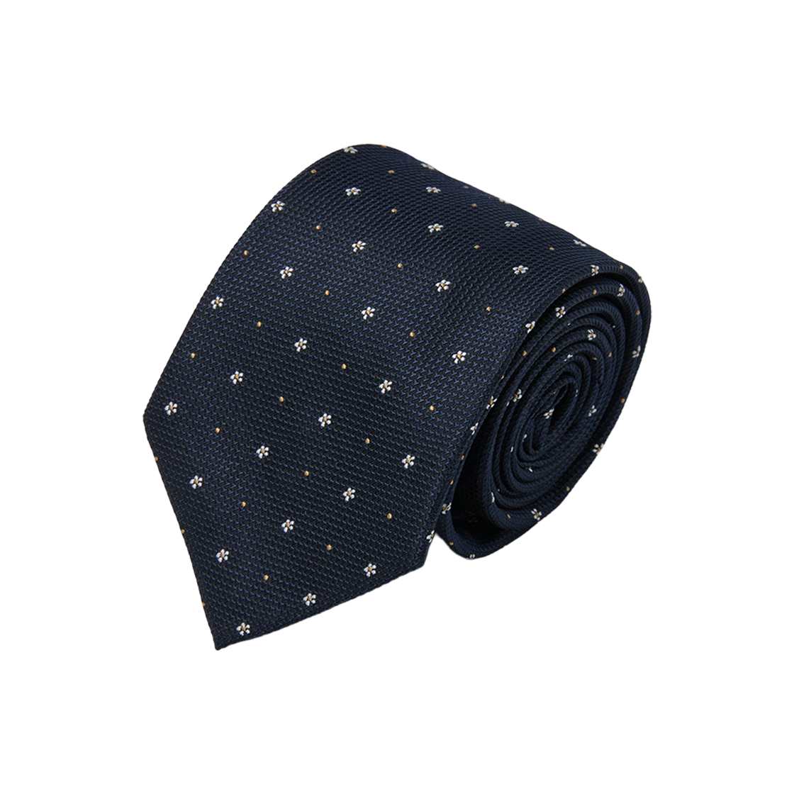 CAAIX25517NYX Customellow Flower Tie Navy