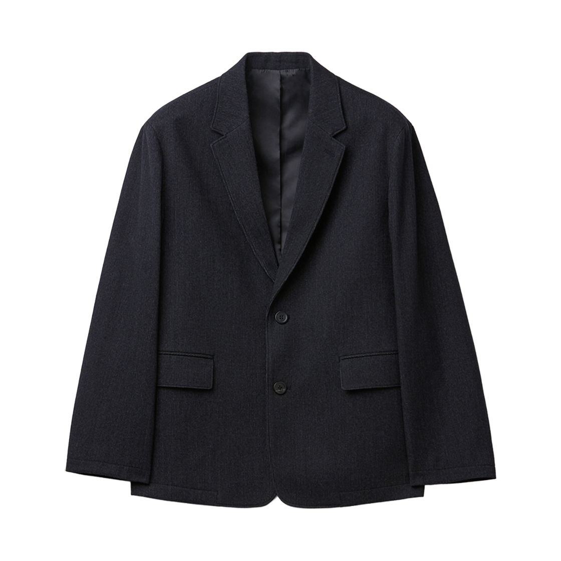 CWJAW25821BKX Customellow Loose Fit Corduroy Setup Jacket Black