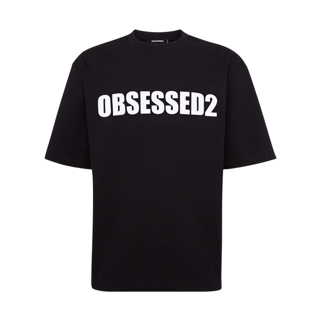 디스퀘어드2 옵세스드2 루즈핏 티셔츠 블랙(Dsquared2 Obsessed2 Loose Fit T-Shirt Black)