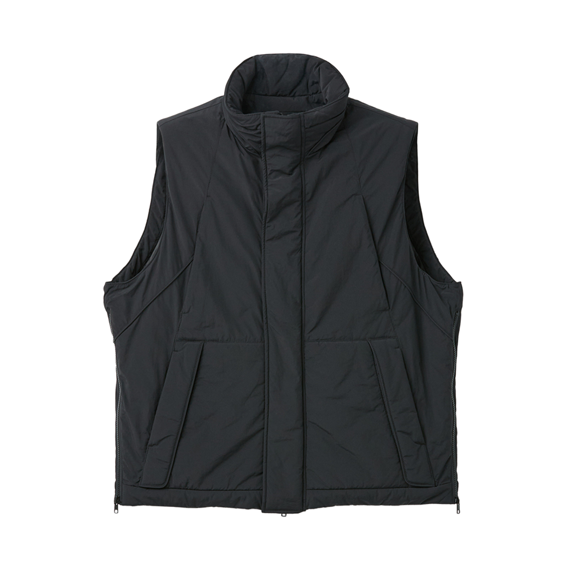 CWUAW25713BKX Customellow Incision Padded Vest Black