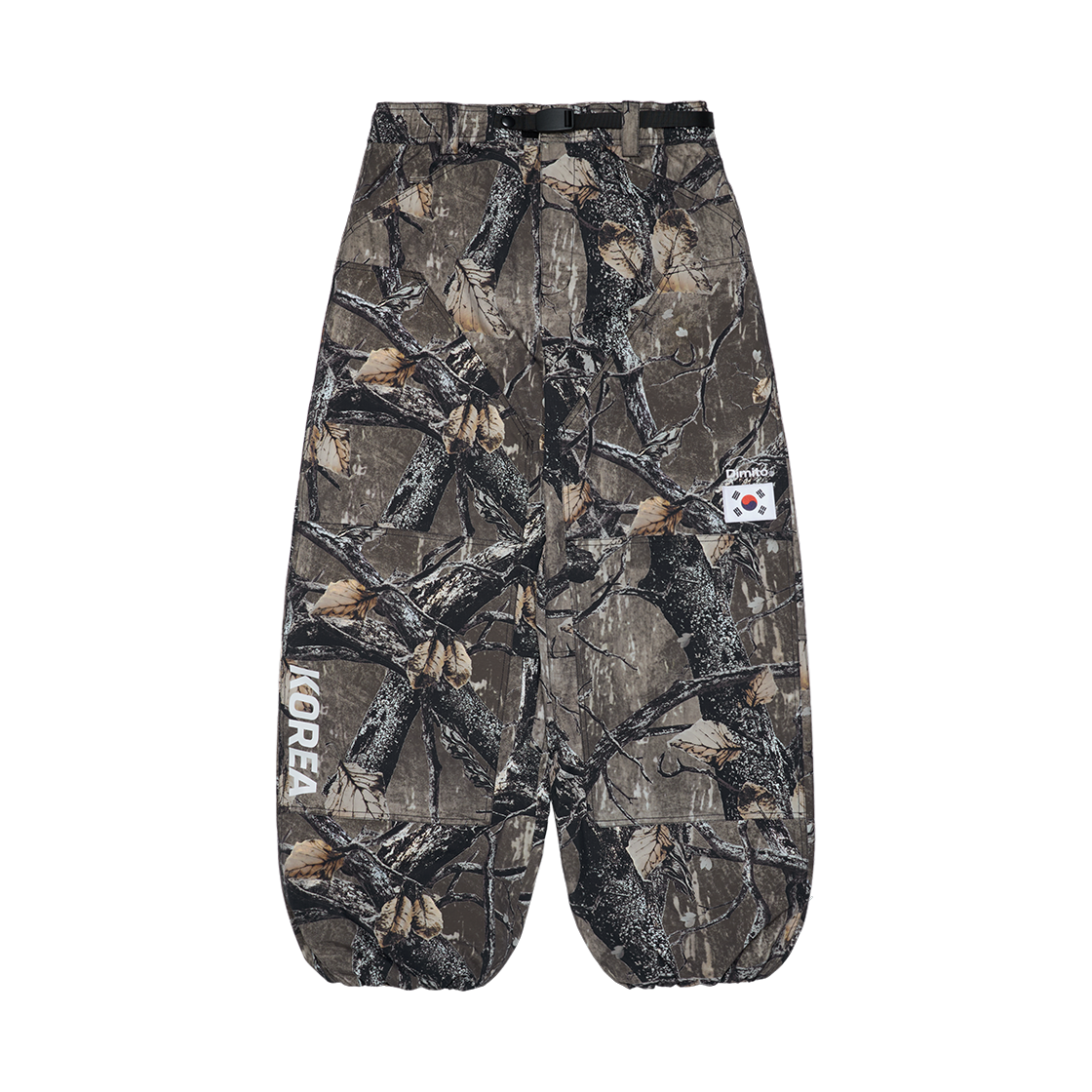NVST38446 Dimito Team Korea Replica Banded Double Knee Pants Wide Fit Lv.1 Real Tree