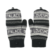Palace Loves Me Knitted Gloves Black - 25FW