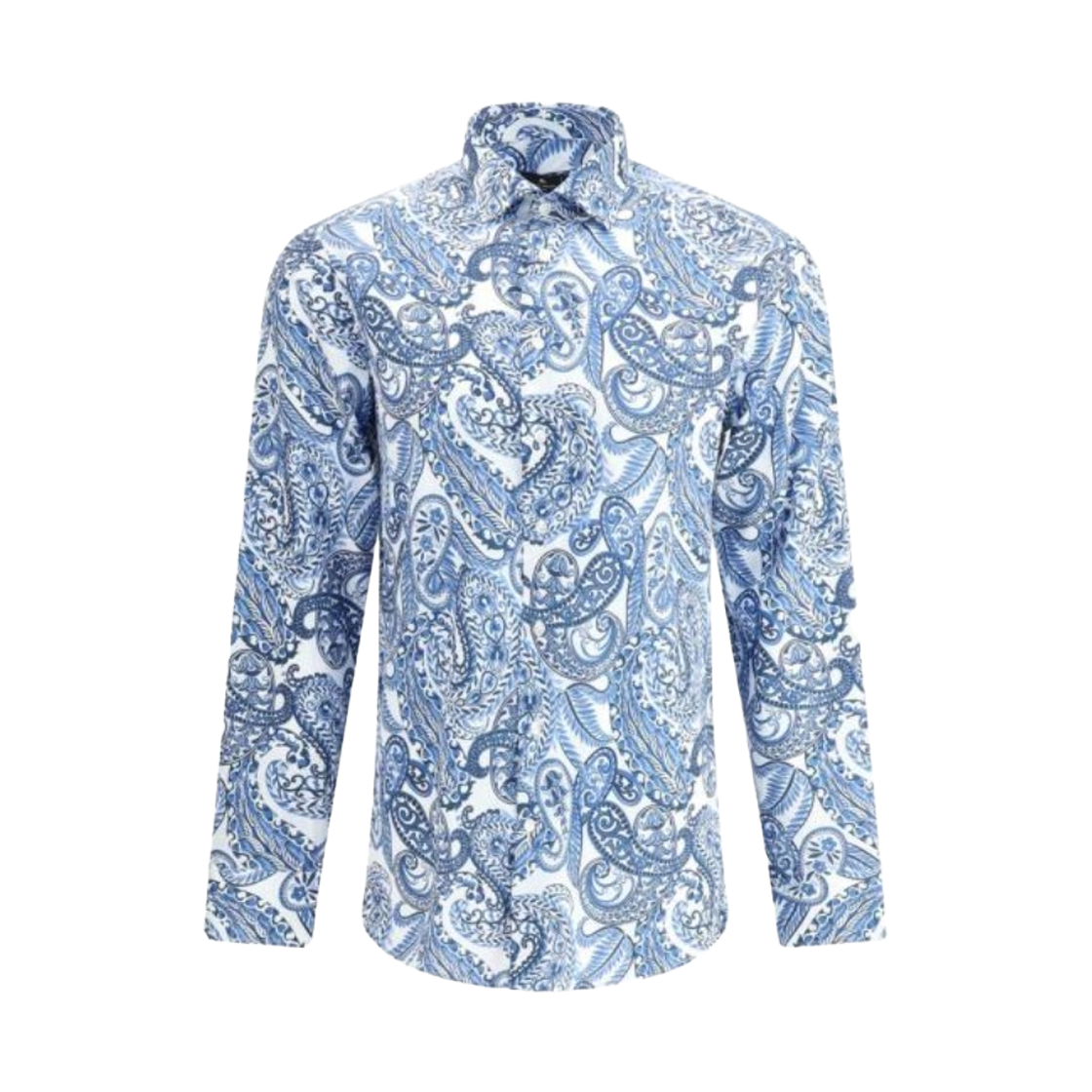 MRIB000199SA5O0X0880 Etro Paisley Print Shirt Blue