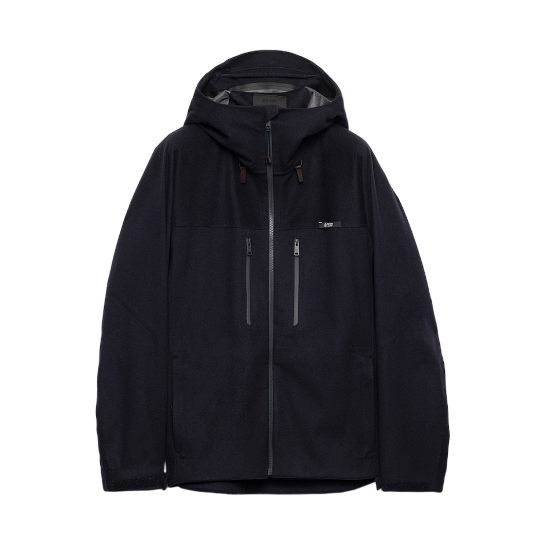 프라다 후드 캐시미어 자켓 네이비(Prada Hooded Cashmere Jacket Navy) - 1