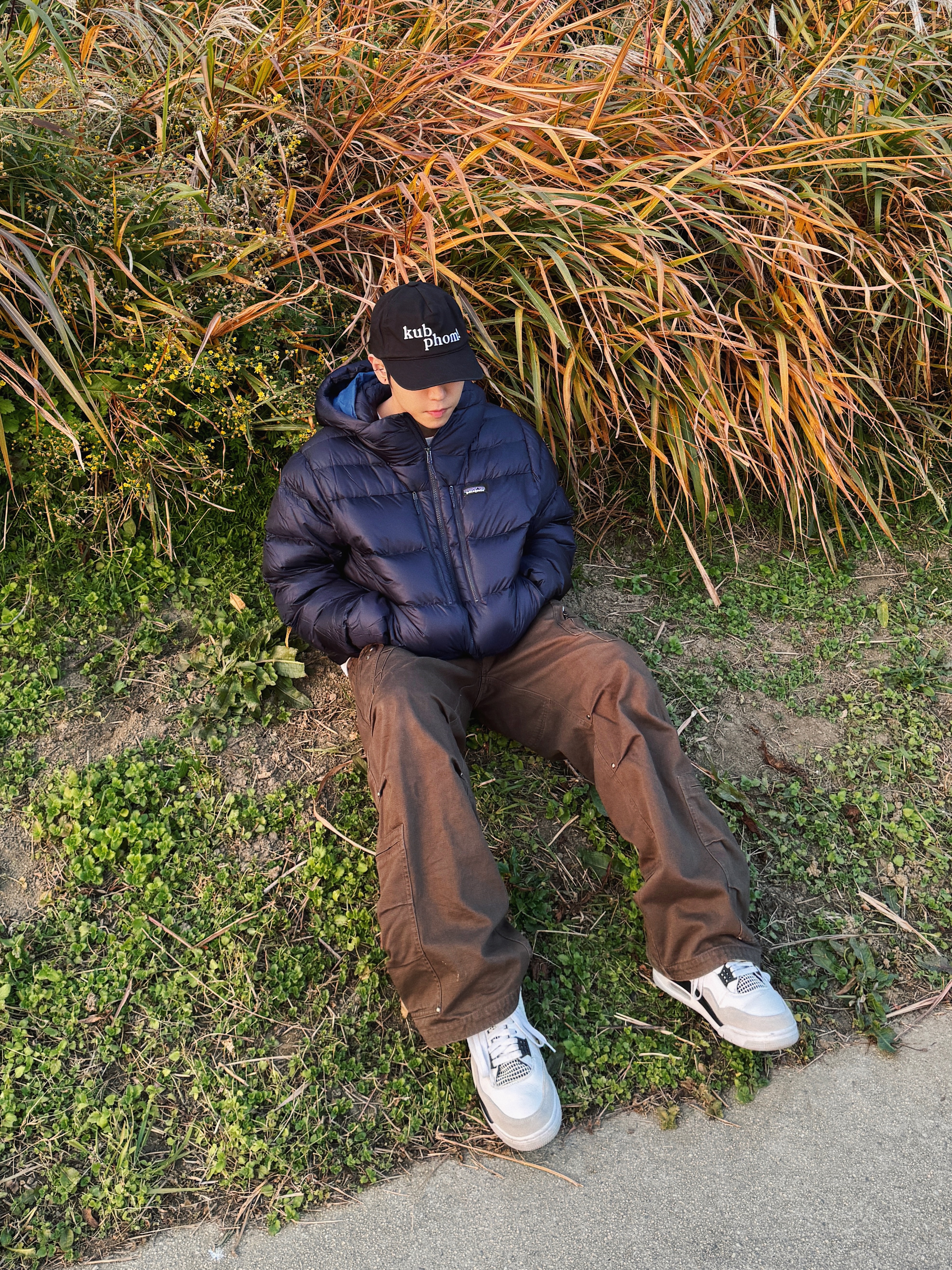 Vacant Archive Unisex Nova Carpenter Pants Khaki, Vacant Archive Prix Straight Work-Pants Khaki 착용 스타일 - 2