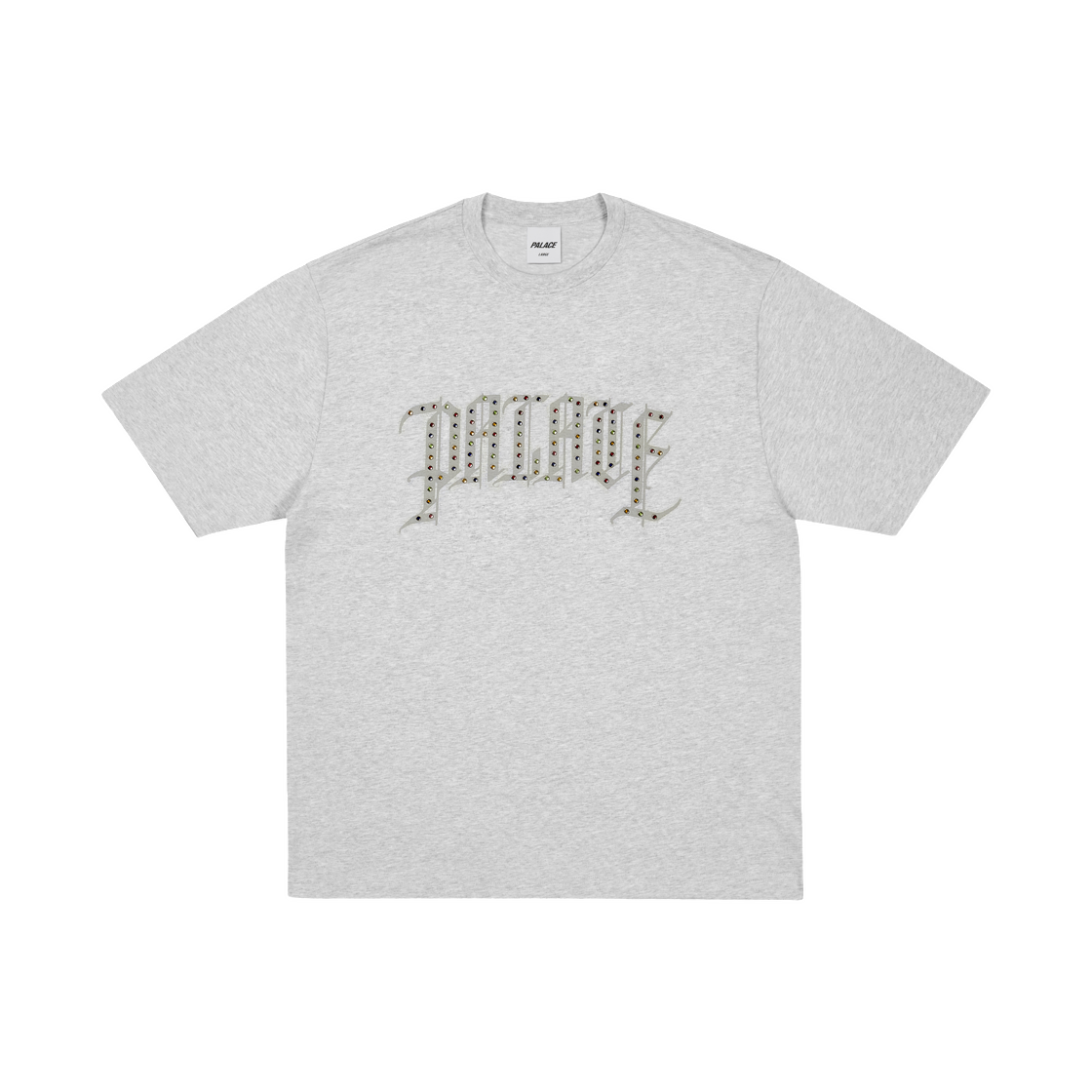 팔라스 스터드 유 라이크 티셔츠 그레이 말 - 25FW(Palace Stud-U-Like T-Shirt Grey Marl - 25FW)