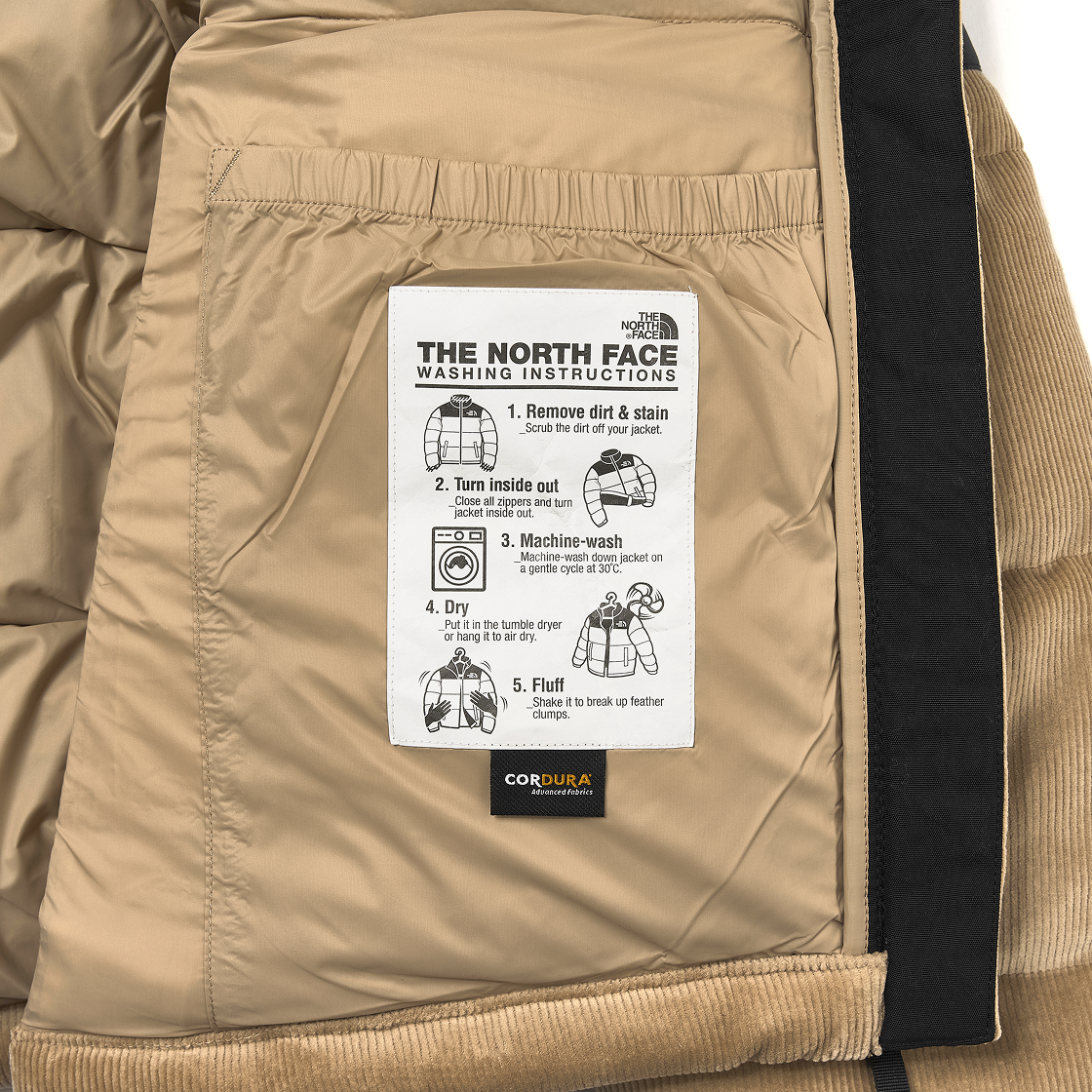 노스페이스 화이트 라벨 코듀로이 눕시 다운 자켓 베이지(The North Face White Label Corduroy Nuptse Down Jacket Beige) - 7