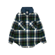 AAPE Now Long Sleeve Shirt Navy Green - 26SS