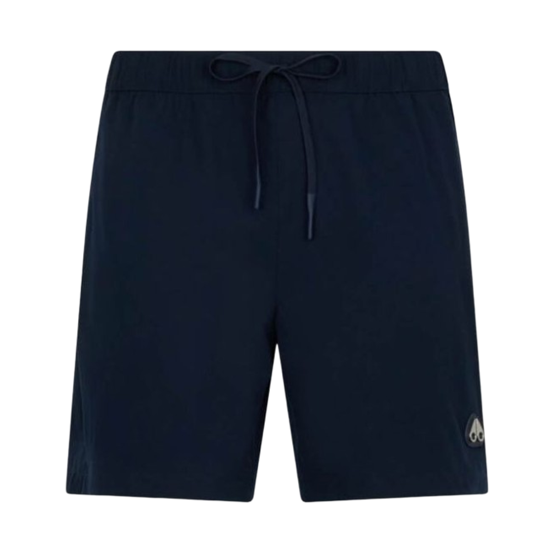 M15MR756833 Moose Knuckles Technical Fabric Logo Swim Shorts Navy