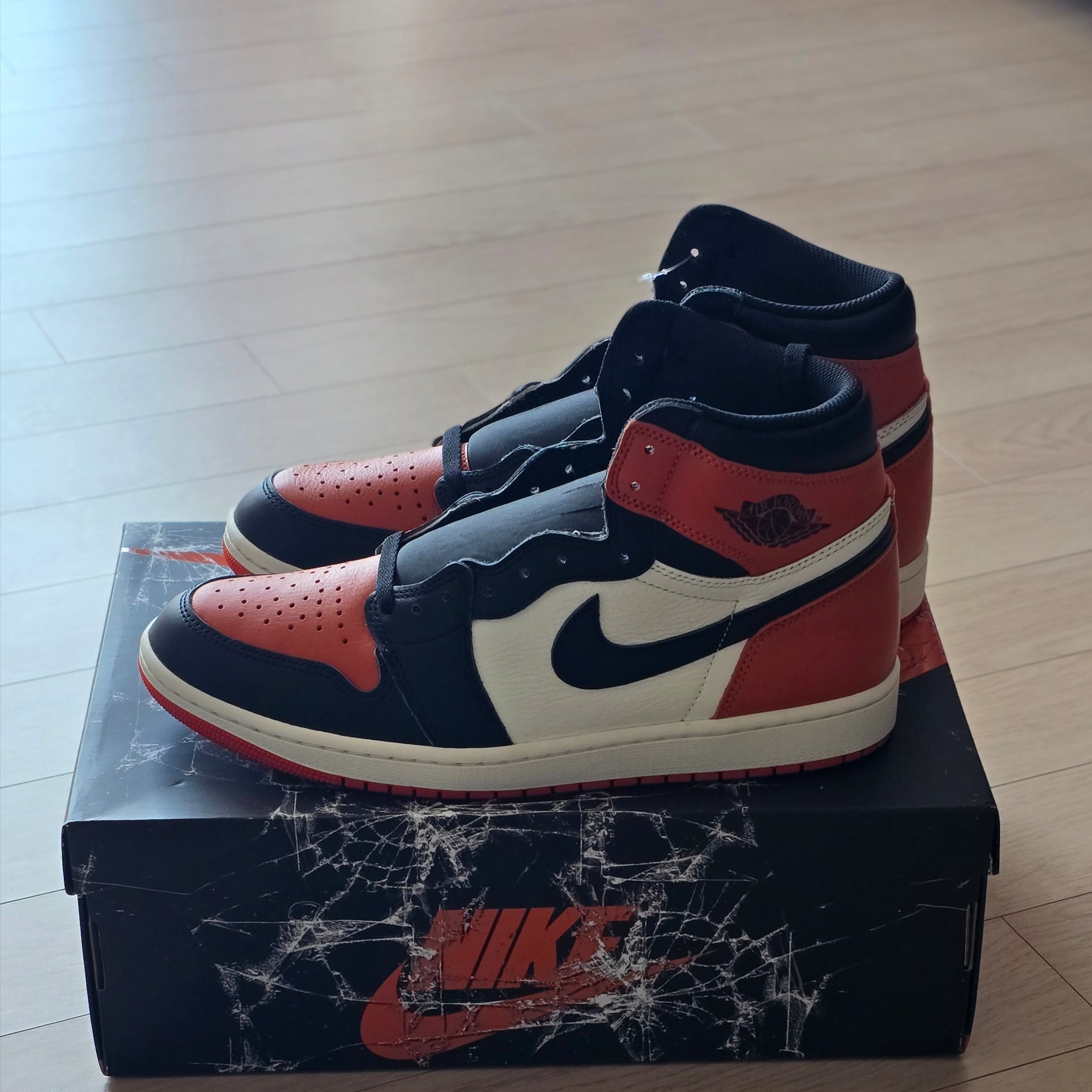 Jordan 1 Retro Shattered Backboard 착용 스타일