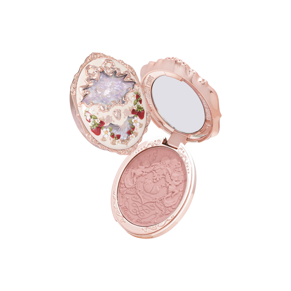 - Flower Knows Strawberry Rococo Collection Embossed Blush 01 Angel Chanson