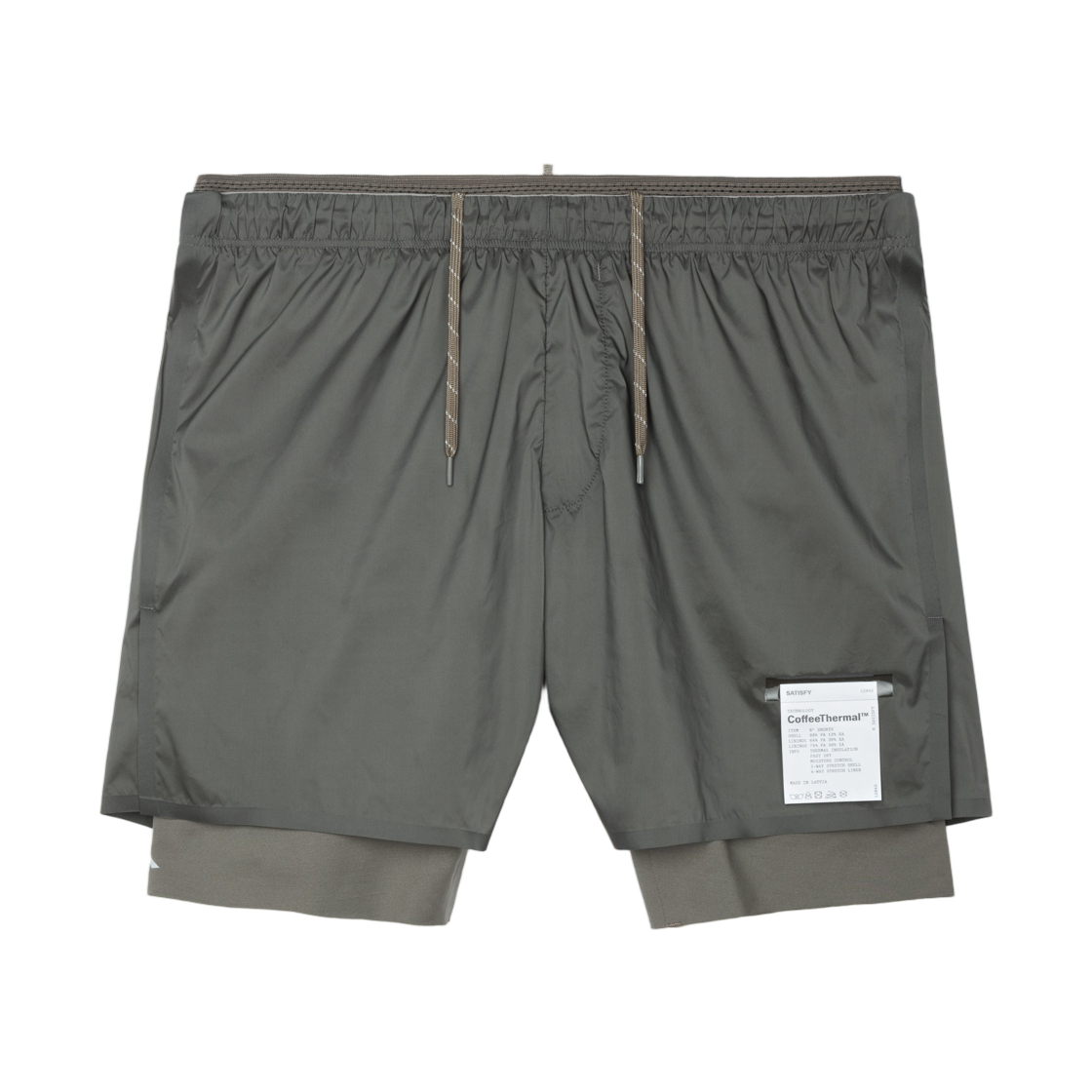 새티스파이 커피써멀 8 1테라 쇼츠 레이븐(Satisfy CoffeeThermal 8 Inch Shorts Raven)