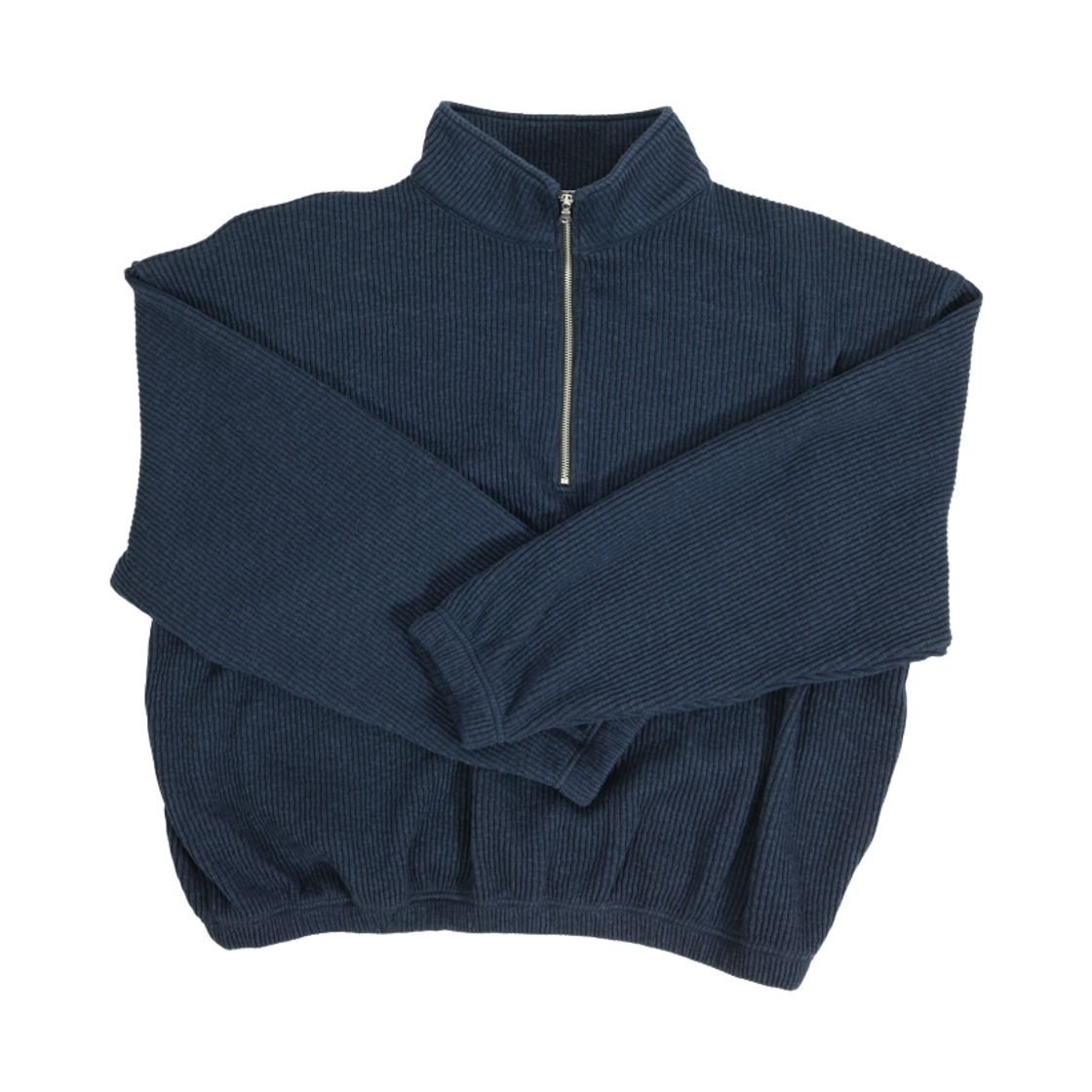 nnd.k.070 Nonnod Half Zip Knit Navy